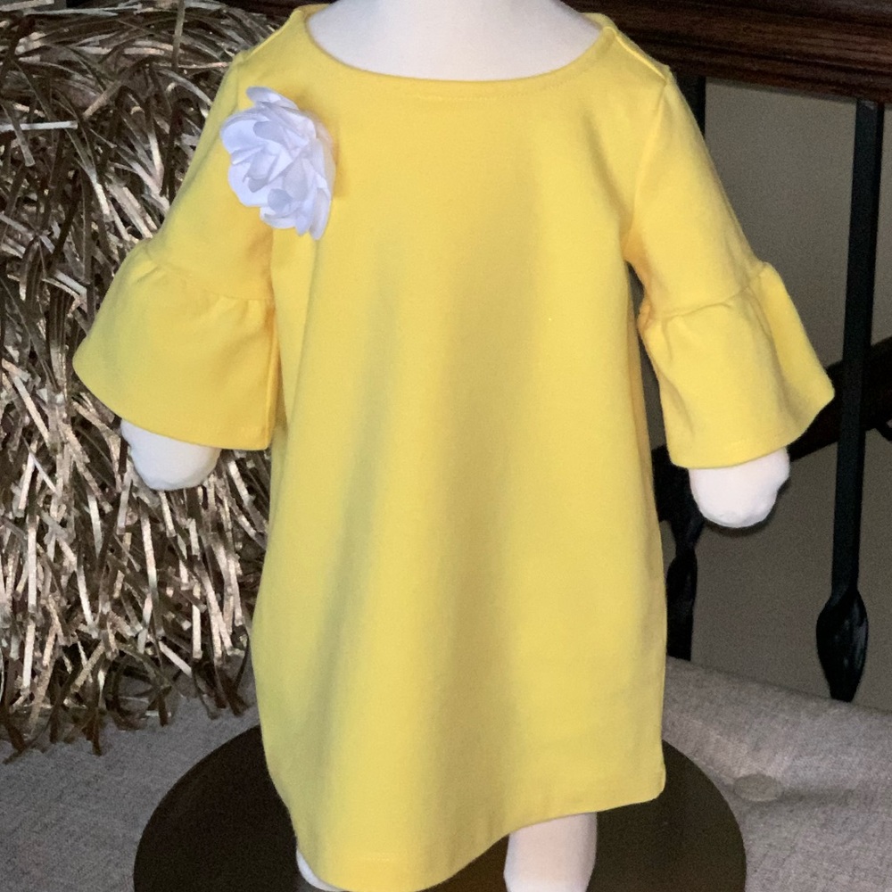 Janie and Jack Yellow Floral Top w/Bloomer